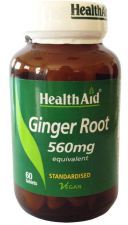 Root Ginger 560 mg Ginger Root 60 Tablets