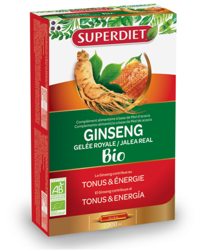 Ginseng Royal Jelly Bio 20 ampoules