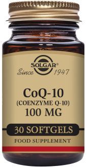 Coenzyme Q10 100 mg 30 Softgel Capsules