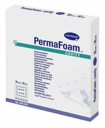 Permafoam Dressing 10x10 cm 3 Units
