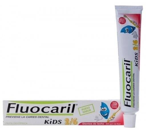 Fluocaril Gel from 2 to 6 Years Strawberry 50 ml