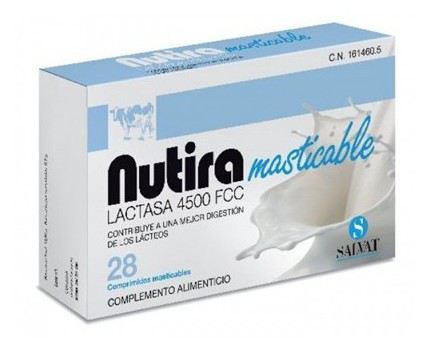 Nutira Lactase 4500Fcc 28 Chewable Tablets