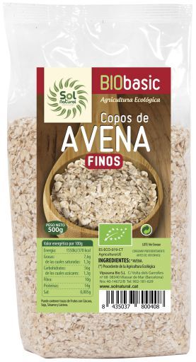 Bio Fine Oat Flakes 500 gr