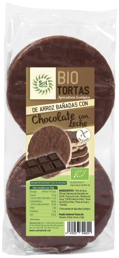 Bio Milk Chocolate tortias 6 Units 100 gr