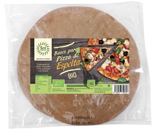 Base Integral Bio Spelt Pizza 2 x 150 gr