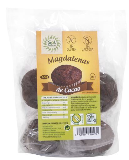 Cupcakes Super-Choc 5 Drives 190 gr