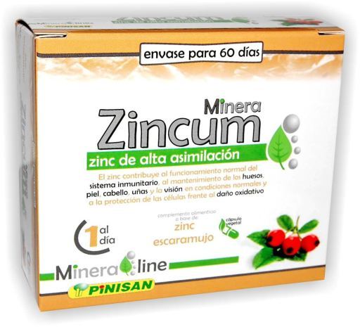 Mineraline Zincum 60 Capsules