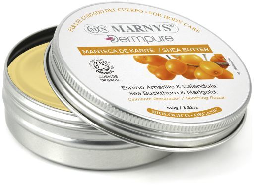 Shea Butter Organic Yellowthorn and Calendula 100 gr