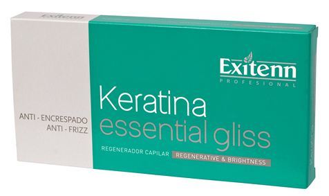 Keratin Essential Gliss Ampoules 01 Box of 12 x 7 ml