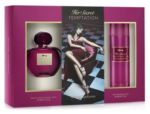 Her Secret Temptation Eau de Toilette spray 80ml set x2