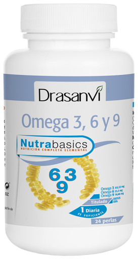 Nutrabasic Omega 3, 6 and 9, 24 pearls