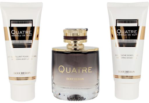 Quatre absolu de nuit Perfume 100 ml + Lotion 100 ml + Shower Gel 100 ml