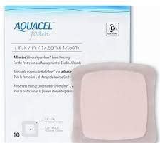 Aquacel Foam Adhesive Dressing 17.5 x 17.5 cm 3 Units