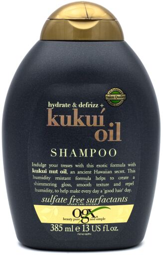 Kukui Oil Hydrate &amp; Defrizz+ Shampoo 385 ml