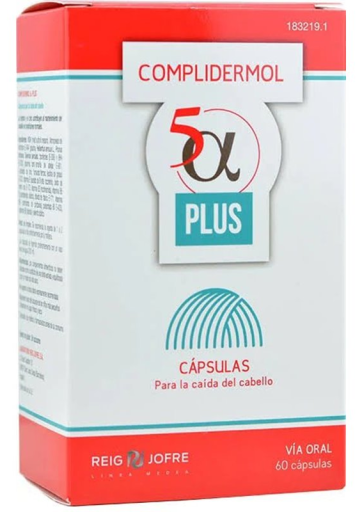 Complidermol 5 Alpha Plus 60 Capsules