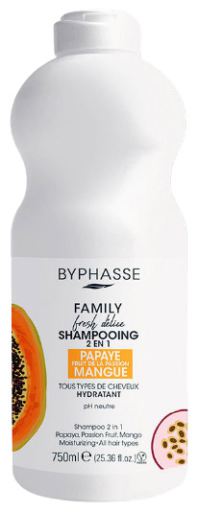 Family Fresh Delice Shampoo 2 in 1 Papaya Passion Fruit &amp; Mango 750 ml