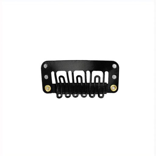 Diamond Girl Clips Extensions Black 50 Units