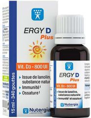 Ergy D Plus Vitamin D3 15ml