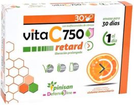 Vita C Retard 750 mg 30 Capsules