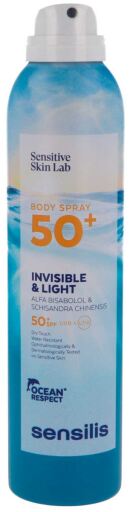 Invisible &amp; Light Sunscreen Body Spray SPF 50+ 200 ml