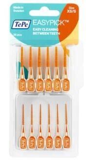 Easypick Interd Toothpick Xs/S Orange 36 Units