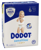 Sensitive Size 6 Diapers +13 Kg 32 Units