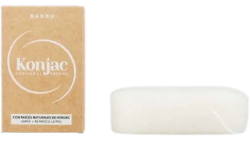 Konjac White Exfoliating Body Sponge 5 gr