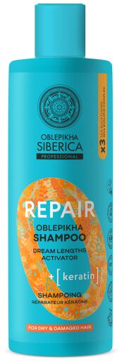 Oblepikha Keratin Repair Shampoo 400 ml